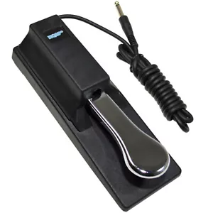 Sustain Pedal for Yamaha Series Electronic Keyboards Synthesizers Drum Machines - Picture 1 of 9