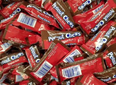 Original Dark Chocolate Goldenberg's Peanut Chews 225 Count , 4 Lbs - Image 1 of 2