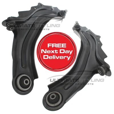 Par de brazos de horquilla de suspensión inferior delantera cono 18 mm Renault Megane MK2 2002-2009 Foto 1 de 4