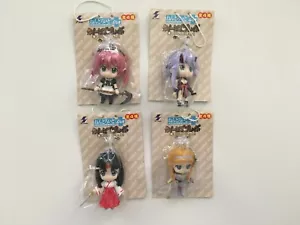 Nendoroid Plus Queen's Blade Ball Chain Charm Complete Set of 4 Reina Airi Tomoe - Picture 1 of 7