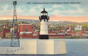 # G1298 DULUTH, MN. CARTOLINA, CASA LUMINOSA - Foto 1 di 2