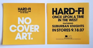 Hard-Fi Once Upon A Time In West Promo Poster 2007 Stars Of CCTV 12x12 RARE - Picture 1 of 1