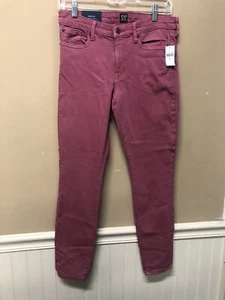 Gap Washed Red Pink Jeans Legging Skimmer Size 26 NWT - Picture 1 of 6