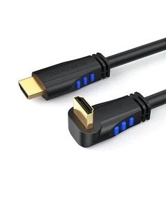 3Ft 90 Degree Hdmi Cable 4K 60Hz Supports 3D Gaming And Movies High Quality - Picture 1 of 7