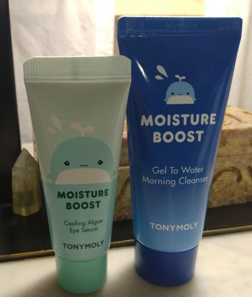 Moisture Boost Gel To Water Morning Cleanser 1oz + Cool Algae Eye Serum TonyMoly - image 1 of 1