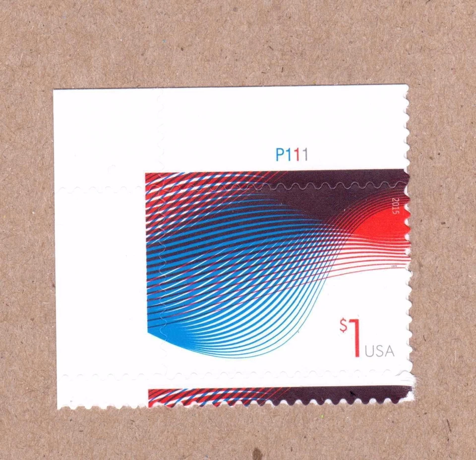 Scott Number 4953 - Patriotic Wave - 1.00 Stamp - Image 1 of 1