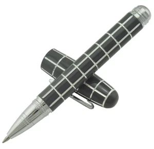 Fuliwen Resin Mini Rollerball Pen , Gray Pocket Travel Pen - Picture 1 of 6