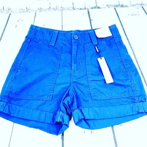 Calvin Klein Women’s Blue Hiking Walking Lightweight Cargo Shorts Size 2 NWT - Picture 1 of 8