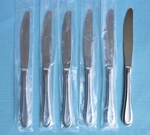 New Oneida JOANN /JOANNE Set of 6 Dinner Knives Stainless Flatware - Picture 1 of 3