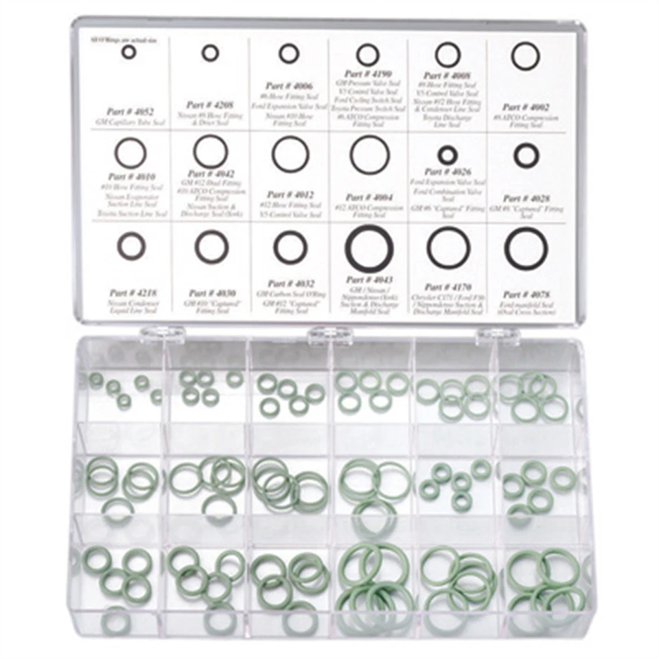 FJC 4278 Air Conditioning O-Ring Assortment Kit 180 Piece For Automotive AC A/C - Image 1 of 1