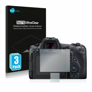 Canon EOS R5 , 6 x Transparent ULTRA Clear Camera Screen Protector - Picture 1 of 6
