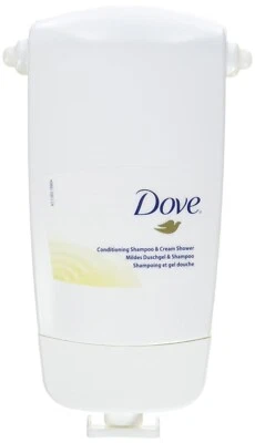 Dove Care 2in1 Shampoo and Conditioner Cream Shower Fresh Clean 3 x 250ml Refill - Image 1 of 4