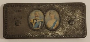 Vintage Rowntree & Co Silver Jubilee King George V & Queen Mary 1910 - 1935 Tin - Picture 1 of 6