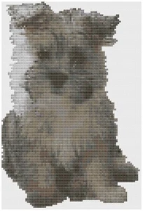 Kreuzstichmuster von Florashell - Shih Tzu Hund - Bild 1 von 1