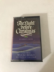 The Night Before Christmas - Audio Cassette Tested Rare Vintage Ships N 24hrs - Picture 1 of 3
