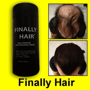 27.5g Keratin Hair Loss Fiber Building Fibers Applicator Bottle Finally Hair Kit - Picture 1 of 7