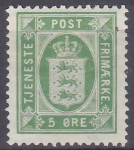DINAMARCA 1915 - SELLO OFICIAL - SELLO DE SERVICIO Mi.: 14 - *MH* - Imagen 1 de 1