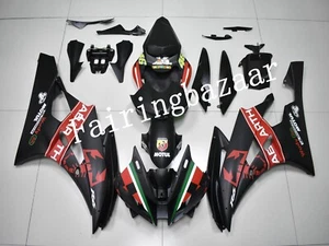 Fit for YAMAHA YZF R6 2006 2007 Matte Black Red ABS Injection Mold Fairing Kit - Picture 1 of 8