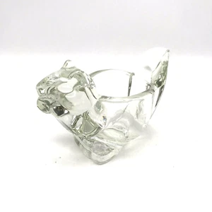 VTG AVON Clear Glass SQUIRREL Votive Candle Holder Fall Season Thanksgiving - Picture 1 of 10
