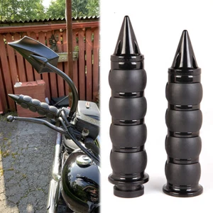 1" Motorcycle Black Hand Grip Handlebar For Harley Davidson Sportster XL1200 883 - Bild 1 von 10