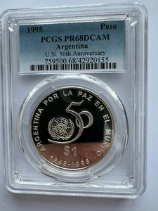 1995 Argentina - Peso- UN - PCGS PR68DCAM-- - Picture 1 of 2