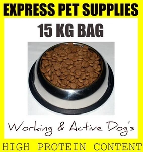 Complete Dry Dog Food 15kg Working & Active High Protein  25% Protein 1 x 15kg - Picture 1 of 4