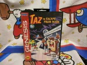 Sega Genesis Taz Escape From Mars Game COMPLETE - Picture 1 of 2