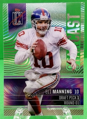 2024 TOPPS Signature Class Eli Manning Starcast ACETATO SP SC-24 Foto 1 de 2
