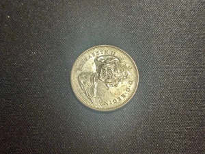 1968 Silver Twenty-Five 25 Cents Canada with R.B. Wick Counterstamp - Picture 1 of 2