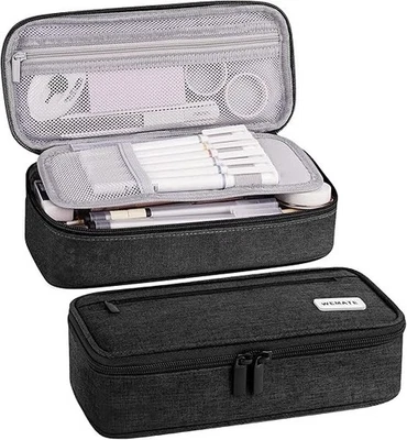 MARKENLOS WEMATE Federmäppchen Federtaschen Mäppchen Etui Stifte 5 Fach, Große Kapazität P