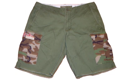 Denim & Supply Ralph Lauren - Cargo Green Camouflage Shorts - Men Size 36 - Image 1 of 4