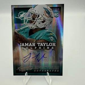 Panini Absolute Spectrum Silver 2013/499 Jamar Taylor #137 Rookie automático radiocontrol - Imagen 1 de 2