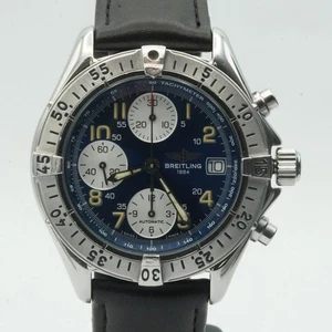 Reloj Breitling Colt Chrono Para Hombre A13035 Acero 40MM Automático Azul BR578 - Imagen 1 de 11