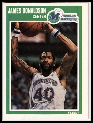 1989-90 Fleer #34 James Donaldson - Image 1 of 2