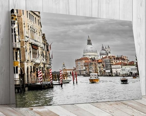 Venice, The Grande Canal, Famous Italian Landmark, mounted canvas ready to hang - Picture 1 of 9