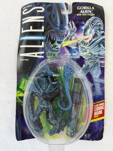 Aliens Gorilla Alien With Face Hugger 1992 Kenner Action Figure With Comic Book - Picture 1 of 6