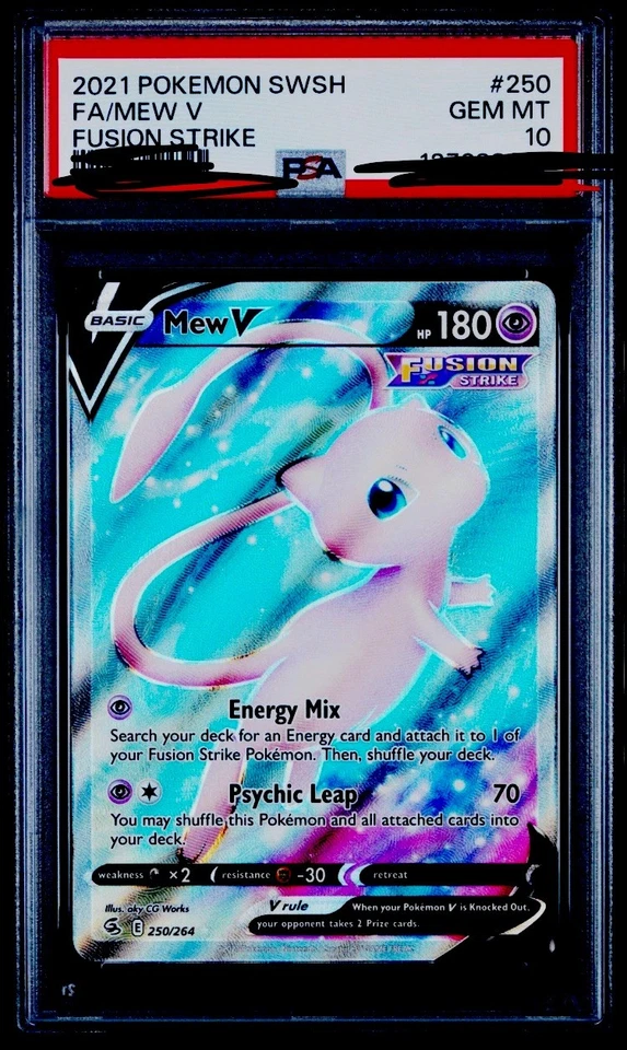 Pokemon Card Mew v 250/264 PSA 10 Gem Mint Fusion Strike - Image 1 of 1