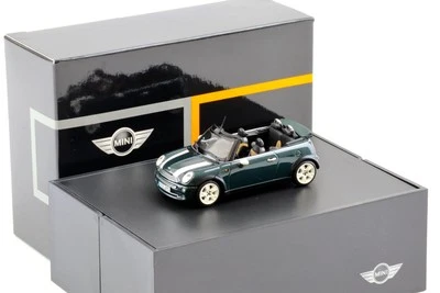 1:43 Minichamps Mini Cooper R52 Cabriolet British Racing Green Version Dealer - Immagine 1 di 4