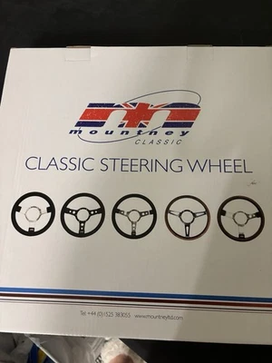 Novo volante e adaptador de madeira 13" para MGB 1977-1980 MG Midget 1978-1979 - Imagem 1 de 4