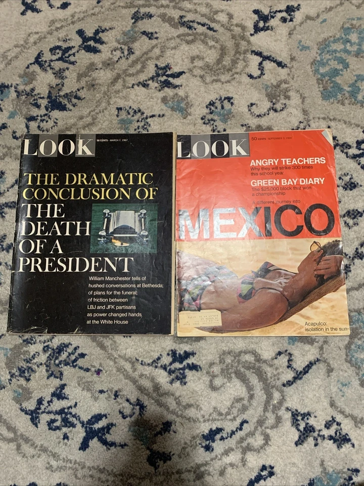 Look Magazine January 24, 1967 Death of a President JOHN f KENNEDY And 1 Other Foto 1 de 4