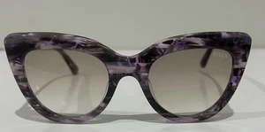 NEAR NEW QUEEN THE LABEL DIVA AT DUSK MIDNIGHT MAUVE SUNGLASSES - Picture 1 of 8