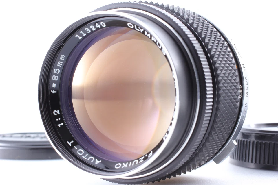 [ Exc+5 ] Olympus OM-System F.Zuiko Auto-T 85mm f2 Portrait Lens From JAPAN - Image 1 of 4