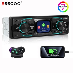 2.17" Touch Screen Bluetooth Single Din Car Stereo MP3 FM Radio/MP3/SD/AUX/USB - Picture 1 of 11
