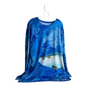 Camisa de sol Guy Harvey Performance SPF 2XL Performance nueva con etiquetas - Imagen 1 de 4