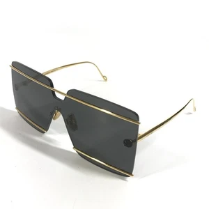 LOEWE LW40073U  logo glasses eyewear sunglasses Plastic / Metal Black/Gold - Picture 1 of 12