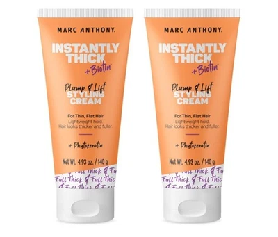2x Marc Anthony Instantly Thick + Biotin Plump & Lift Styling Cream 4.93 oz - Image 1 of 3