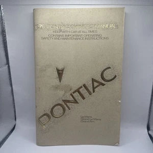1979 Original Pontiac’s Grand Lemans And Grand Am Owners Manual 2 - Bild 1 von 2