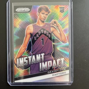 2023-24 Panini Prizm Gradey Dick Instant Impact SILVER #20 Raptors Rookie - Bild 1 von 2