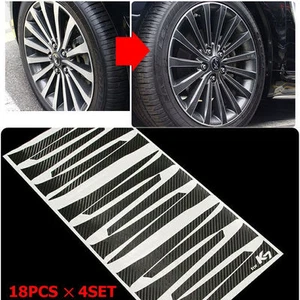 CADENZA K7 GDI 18inches Carbon Wheels Mask Decal Sticker No.31 car Trim - Bild 1 von 1