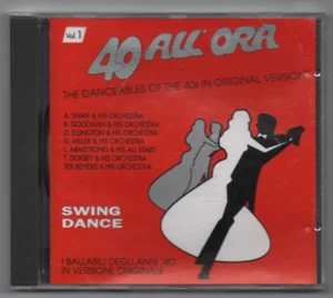 40 ALL'ORA -THE DANCEABLES OF THE 40s IN ORIGINAL VERSION - DISCOMAGIC 1994 - CD - Foto 1 di 2